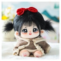Poupée mignonne en peluche de 20cm en coton doux personnalisé