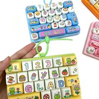 Clavier anti-stress mignon à 26 touches en ABS, style créatif, porte-clés de relaxation, petit cadeau, accessoire, best-seller transfrontalier