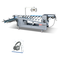 Empileur automatique de boîtes en carton ondulé électrique Jy-450 avec pulvérisation de colle pour l'emballage chimique et alimentaire, machine à pré-plier les boîtes
