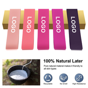 Separador de Dedos de Látex Natural Personalizado al por Mayor, Corrector de Juanetes para el Cuidado de los Pies y Banda de Entrenamiento para Manos - Product Image 1
