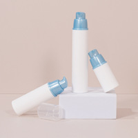Flacon pompe sans air personnalisé 15ml 30ml 50ml, pulvérisateur vide en PP pour lotion et sérum, emballage écologique pour soins de la peau PPWR