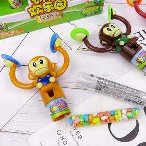 Juguetes para niños Juguetes de dulces de dibujos animados Divertido <span class=keywords><strong>Mono</strong></span> feliz Platillo Juguete Candy Beans Sweet Tablet - Product Image 5