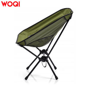 เก้าอี้พับ Woqi สีเขียวทหาร พกพาสะดวก สำหรับกิจกรรมกลางแจ้ง ชายหาด ขนาด 50x50x62 ซม. เหมาะสำหรับตั้งแคมป์ ตกปลา - Product Image 2