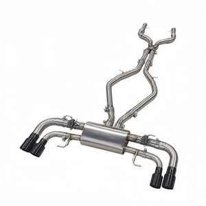 Système d'échappement Catback Valvetronic en acier inoxydable 304 pour <span class=keywords><strong>Alfa</strong></span> <span class=keywords><strong>Romeo</strong></span> <span class=keywords><strong>Giulia</strong></span> 2.9T 2017-2023, tuyau d'échappement, directement de l'usine - Product Image 3