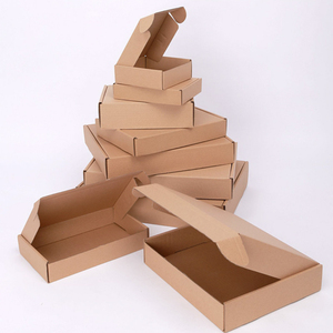 Hediyeler için Baskılı Logolu Özelleştirilmiş Çevre Dostu Oluklu Mukavva Kutular Katlanabilir Kağıt Ambalaj - Product Image 2