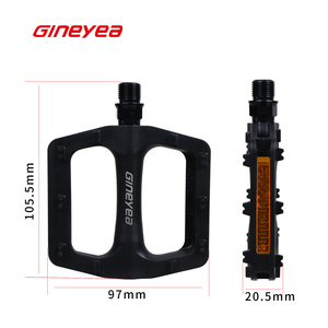 Pédales plates en nylon avec double roulement DU, pédales de <span class=keywords><strong>vélo</strong></span> de tourisme et de trajet ultra-lisses, pédales en nylon anti-rayures, essentielles pour les vélos de trajet - Product Image 1