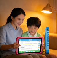 Tabletas Educativas Personalizadas de 10 Pulgadas, Tableta Android con WIFI para Niños, con Soporte, Pantalla Táctil Resistente a Caídas, Tableta de Aprendizaje