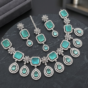 Ensemble collier et boucles d'oreilles traditionnels ethniques Tempal Laxmi, plaqué or et argent, motif fleur de corail, haute qualité, certifié IGI - Product Image 3
