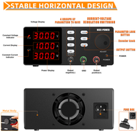 NICE-POWER 30V 5A DC Regulator Daya Variabel Output Tunggal dengan Antarmuka USB dan Perlindungan Beban Berlebih
