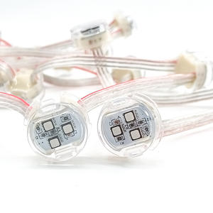 แหล่งไฟ LED แบบจุดสีเต็มพื้นที่2ซม. 3สีสำหรับกิจกรรมกลางแจ้งกันน้ำโปรแกรมได้หน้าจอกริด DMX512การเริ่มต้นใหม่ - Product Image 1