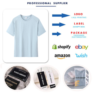 <b>100</b>% <b>Polyester</b> Short Sleeve Fitness T <b>Shirts</b> Round Neck Custom Print Logo Running Tops - Product Image 3