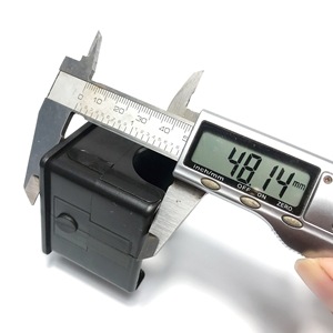 Riduttore per Tubo Quadrato Cavo 60 a 50, Boccola per Attrezzature <span class=keywords><strong>Fitness</strong></span>, Regolazione in Plastica Telescopica - Product Image 6