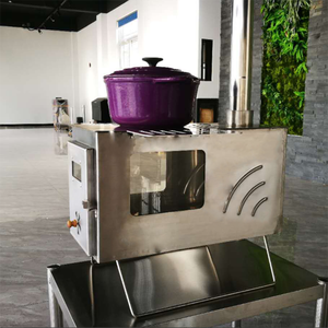 Wood Camping <b>Stove</b> Portable Tent <b>Stove</b> WM-CPS14-0 Wood Burning <b>Stove</b> BBQ GRILL - Product Image 3