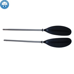 Pagaie de randonnée légère en 4 parties, 4 sections, avec pales en plastique et fibre de verre mélangées, pour kayak et bateau - Product Image 1