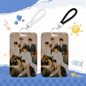 Kpop Star BL BT tw Illit ที่ใส่บัตรพลาสติกแบบเลื่อนได้สำหรับนักเรียนบัตรอาหารบัตรโดยสารรถประจำทาง - Product Image 3