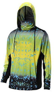 مخصص مكافحة أشعة الشمس فوق البنفسجية الحماية من الشمس تسامي قمصان الأسماك طويلة الأكمام هودي الصيد سريع الجفاف - Product Image 4