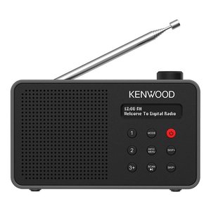 Radio DAB+ avec alerte de sécurité automatique (rechargeable) Noir et Gris CR M25DAB B - Product Image 1