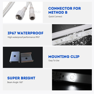 ADLED - Barra de Módulos LED para Exteriores, Resistente al Agua, Iluminación para Cajas de Luz, DC 12V 3030 14leds/m, ADS-E3030-14W-LB - Product Image 6