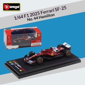 <span class=keywords><strong>Bburago</strong></span> 1:64 2025 F1 Ferrari SF25 RB21 Mercedes-Benz W16E Modellino <span class=keywords><strong>Auto</strong></span> in Lega Pressofusa con Casco per Decorazione - Product Image 5