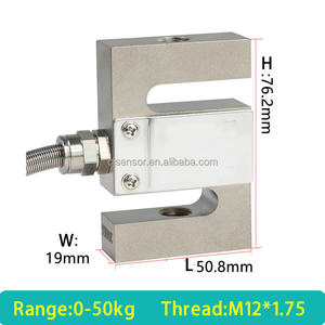 Kuvvet ölçümleri için 50kg yüksek hassasiyetli s-tipi kuvvet ölçüm aleti gerginlik basıncı tartı sensörü gerinim ölçer - Product Image 3