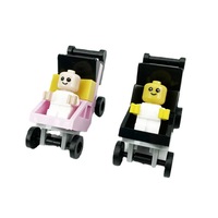 Bloques de Construcción MOC 2026 de Moda, Modelo de Carruaje en Miniatura para Ensamblar, Juego de Bloques de Plástico, Juguete Educativo para Adolescentes, Viral