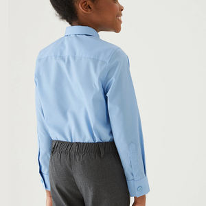 Uniformes escolares clásicos americanos <span class=keywords><strong>para</strong></span> niñas, camisas escolares de hierro fácil, 2-16 años - Product Image 4