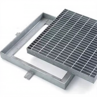 tranchée à haute charge de parcs Système de drainage de mur de toiture de passerelle durable Grille en acier galvanisée à chaud
