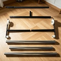 JH-Mech Teppichschutzrollen-Spenderwerkzeug, kompatibel mit 27 Zoll, 36 Zoll, 48 Zoll breiten Rollen, Metall-Teppichfolien-Applikator