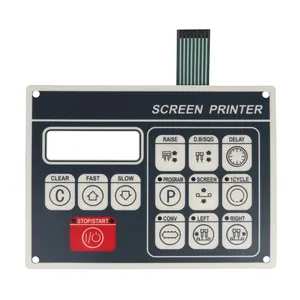 Custom Cheap Price Embossed On Off Push Button Membrane Switches Keypad Keyboard Panel