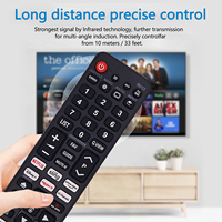 Nuevo Control Remoto Universal para Smart TV LG, Universal para Todos los Televisores LG Originales, Incluye 6 Botones de Acceso Directo
