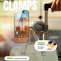 LISEN Avion Voyage Essentials Support de téléphone portable Support de téléphone magnétique Mains libres Accessoires d'avion pour les longs vols Must Haves