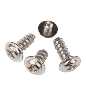 Phillips Head Self Tapping Screws With Washers Metric Carbon Steel Q215 Round Head Right Hand Thread For Metal - Product Image 2