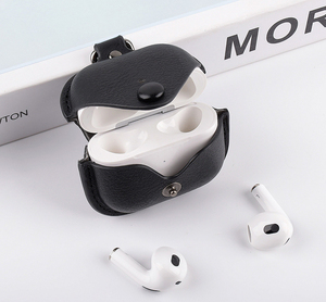 <span class=keywords><strong>Coque</strong></span> en <span class=keywords><strong>Cuir</strong></span> PU de Luxe Antichoc pour <span class=keywords><strong>AirPods</strong></span> Pro, Housse de Protection pour Étui <span class=keywords><strong>AirPods</strong></span> - Product Image 6
