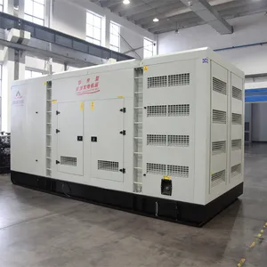 Consegna veloce 500kva generatore diesel silenzioso 400kw generatore KTA19-G3A motore
