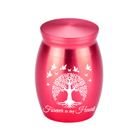 Mini urne funéraire pour animaux de compagnie, boîte commémorative en métal pour cendres de chat et de chien, urnes funéraires pour chats et chiens