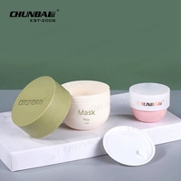 10g 30g 50g 100g Leere Rosa Mattierte Kosmetikdosen aus PP-Kunststoff mit Deckel für Peeling, Haarmaske, Gesichtscreme, Augencreme und Lippenbalsam