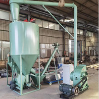 Broyeur à marteaux en acier au carbone pour l'alimentation du bétail, utilisation domestique, mélasse, bétail laitier, bétail holstein, machine d'alimentation du bétail