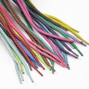 1Pair 3M Reflective Shoelaces Round Rope Shoe Laces Length 100/120/140/160CM Shoelaces Strings for Sneaker Sport - Product Image 3