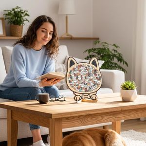 <span class=keywords><strong>Puzzle</strong></span> en bois personnalisé pour adultes - Ensemble de puzzles en bois 3D, puzzles en bois créatifs et stimulants pour le plaisir et la décoration - Product Image 2