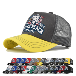 Gorra de Béisbol Personalizada con Estampado de Águila, Malla, <span class=keywords><strong>6</strong></span> Paneles, Cierre a Presión, para Exteriores, Multicolor, Venta al Por Mayor, Unisex, para Hombre y Mujer, Gorra OEM - Product Image 1