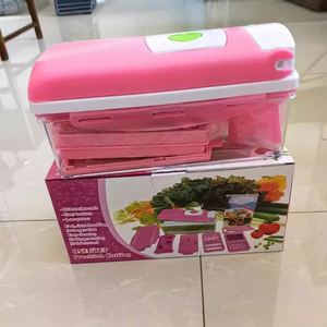 <b>Multifunctional</b> Stainless Steel Blade <b>Vegetable</b> <b>Cutter</b> Various Colors Purple Pink Household Kitchen Utensil Multi-Purpose - Product Image 2