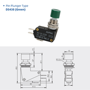 Миниатюрный Микропереключатель с кнопкой DS438 - Product Image 4