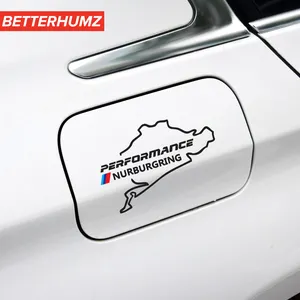 유니버설 자동차 연료 탱크 캡 스티커 레이싱 도로 Nurburgring 성능 데칼 BMW F30 F32 F20 F10 E90 E46 E60 F32 G20 G30