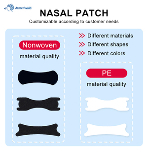 <span class=keywords><strong>Cerotti</strong></span> Nasali Neri Breathe Right Brevettati OEM Personalizzazione Private Label <span class=keywords><strong>per</strong></span> Sollievo dal Russamento e Congestione Nasale - Product Image 2