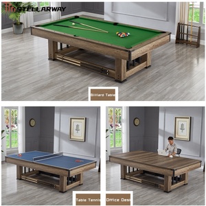 Mesa <span class=keywords><strong>de</strong></span> Billar STELLARWAY Premium Estilo <span class=keywords><strong>Roma</strong></span> <span class=keywords><strong>de</strong></span> 7/8/9 pies, Fabricada en MDF, 3 en 1, Personalizable para Sala <span class=keywords><strong>de</strong></span> Juegos/Bar/<span class=keywords><strong>Club</strong></span> - Product Image 2