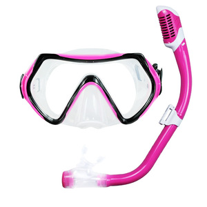 Máscara de Snorkel para Niños, Lentes de Plástico Completamente Secas, Silicona Líquida, Deportes Acuáticos, 6+ - Product Image 5