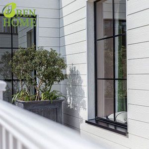 Revêtement <span class=keywords><strong>composite</strong></span> en <span class=keywords><strong>ciment</strong></span> à grain de bois anti-décoloration, <span class=keywords><strong>bardage</strong></span> mural extérieur durable pour appartements, maisons et bâtiments commerciaux - Product Image 3