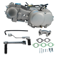 Moteur de moto Pit Bike YX140 refroidi par huile, argenté, Yinxiang 140cc 1P56FMJ, démarrage au kick, embrayage manuel, échantillon disponible