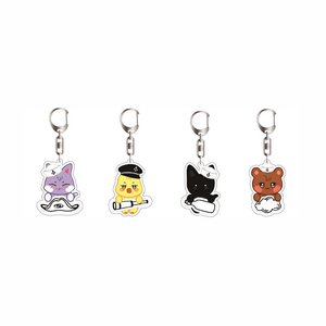 En stock : Porte-clés et pendentif de sac en acrylique UV, motifs de dessins animés, accessoires DIY, accessoires Star Peripheral, souvenirs créatifs et tendance, vente en gros - Product Image 4