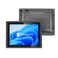 PC industriel tactile sans ventilateur, étanche IP65, avec écran tactile intégré de 10,4, 12,1, 15, 17, 19 pouces, processeur Intel J6412, J4125, Core i3, i5, i7